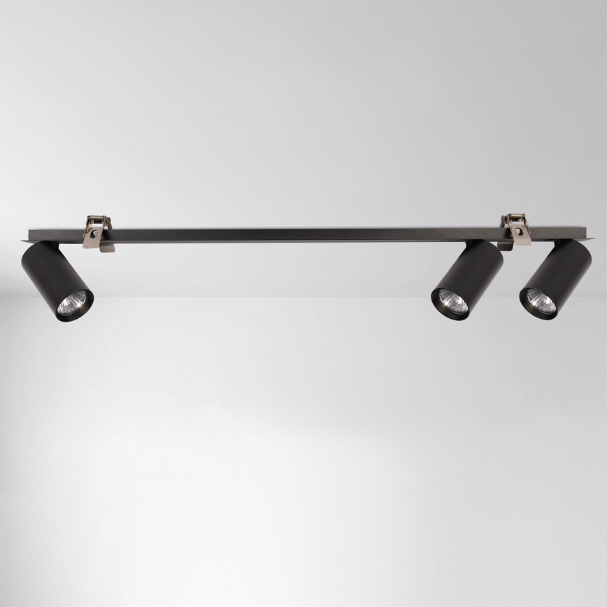 Brilagi - Spot încastrat SELE 3xGU10/30W/230V, negru