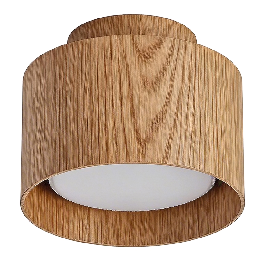 BRILAGI - Spot LED BACKLIT 1xGX53/15W/230V + LED/3W Ø 10 cm decor stejar