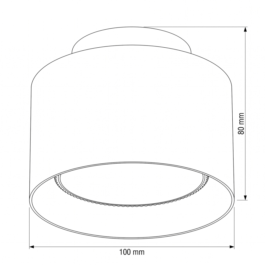 BRILAGI - Spot LED BACKLIT 1xGX53/15W/230V + LED/3W Ø 10 cm alb