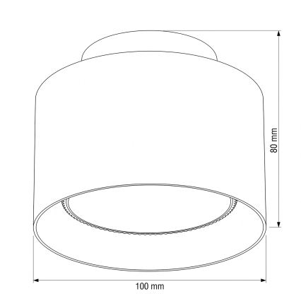 BRILAGI - Spot LED BACKLIT 1xGX53/15W/230V + LED/3W Ø 10 cm bej