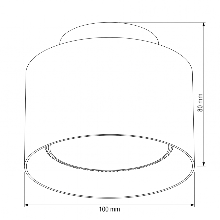 BRILAGI - Spot LED BACKLIT 1xGX53/15W/230V + LED/3W Ø 10 cm bej