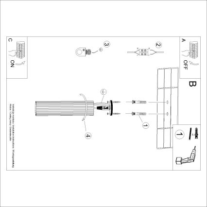 Brilagi - Spot LED CRESTO 1x GU10/10W/230V 30 cm alb