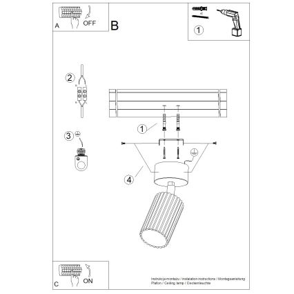 Brilagi - Spot LED CRESTO, 1x GU10, 10W, 230V, crem