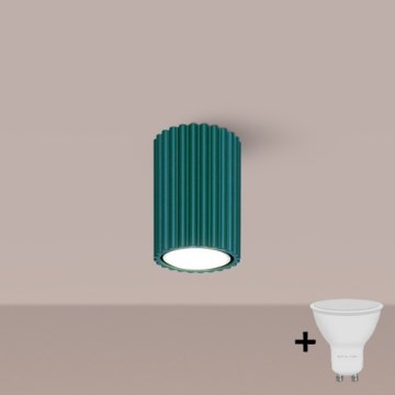 Brilagi - Spot LED CRESTO 1xGU10/10W/230V 10 cm turcoaz