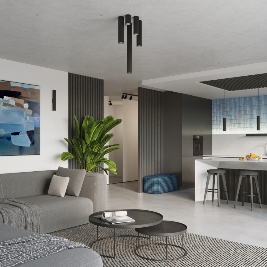 Brilagi - Spot LED CRESTO 1xGU10/10W/230V 20 cm negru