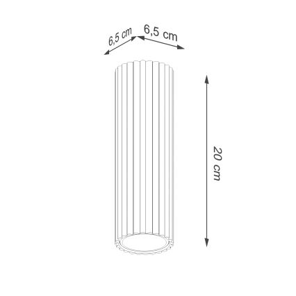 Brilagi - Spot LED CRESTO 1xGU10/10W/230V 20 cm negru