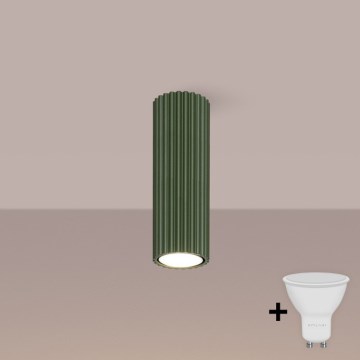 Brilagi - Spot LED CRESTO 1xGU10/10W/230V 20 cm verde