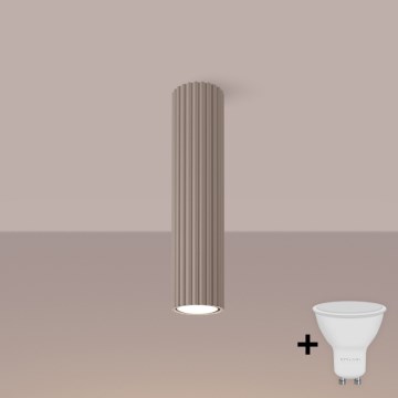 Brilagi - Spot LED CRESTO 1xGU10/10W/230V 30 cm taupe