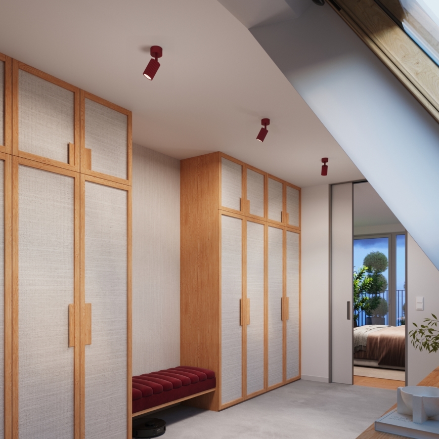 Brilagi - Spot LED CRESTO 1xGU10/10W/230V vișiniu