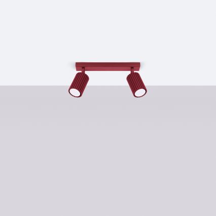 Brilagi - Spot LED CRESTO, 2x GU10, 10W, 230V, bordo