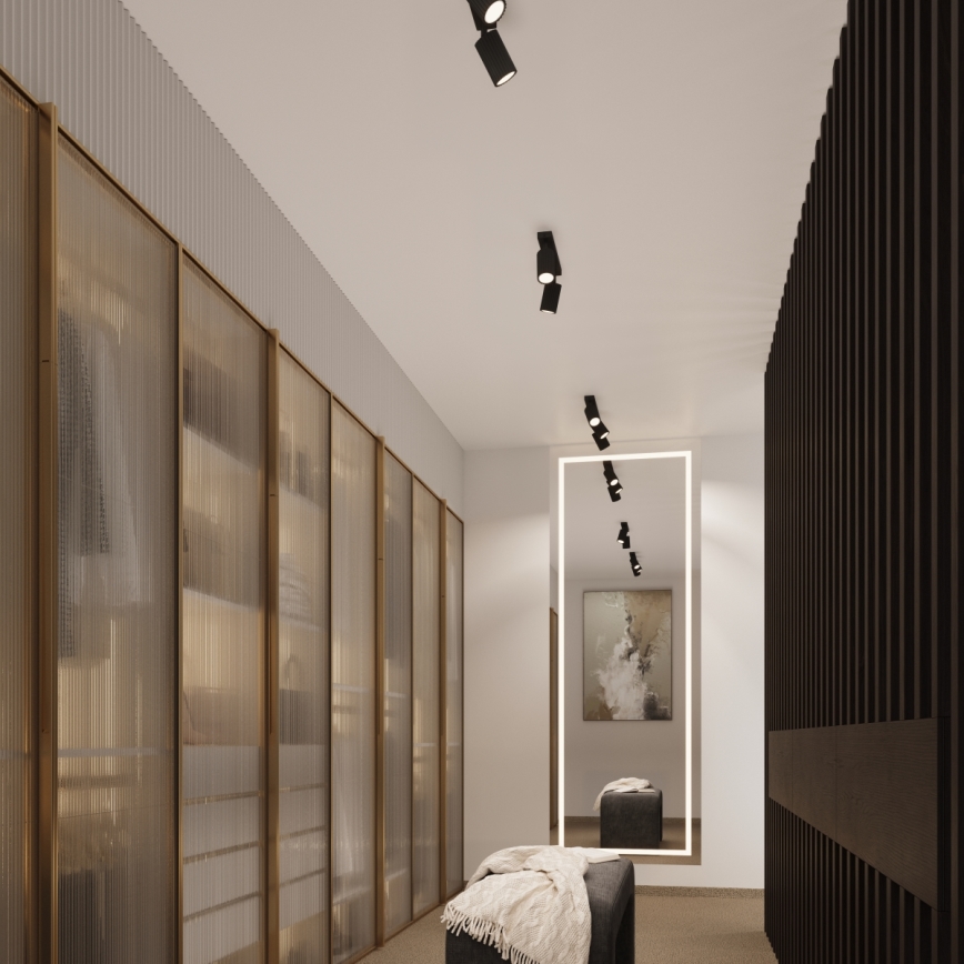 Brilagi - Spot LED CRESTO 2x GU10, 10W, 230V, negru