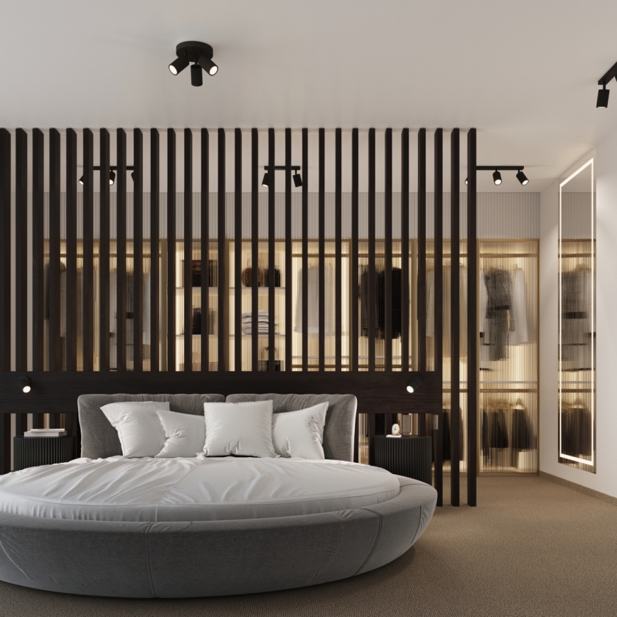 Brilagi - Spot LED CRESTO 2x GU10, 10W, 230V, negru