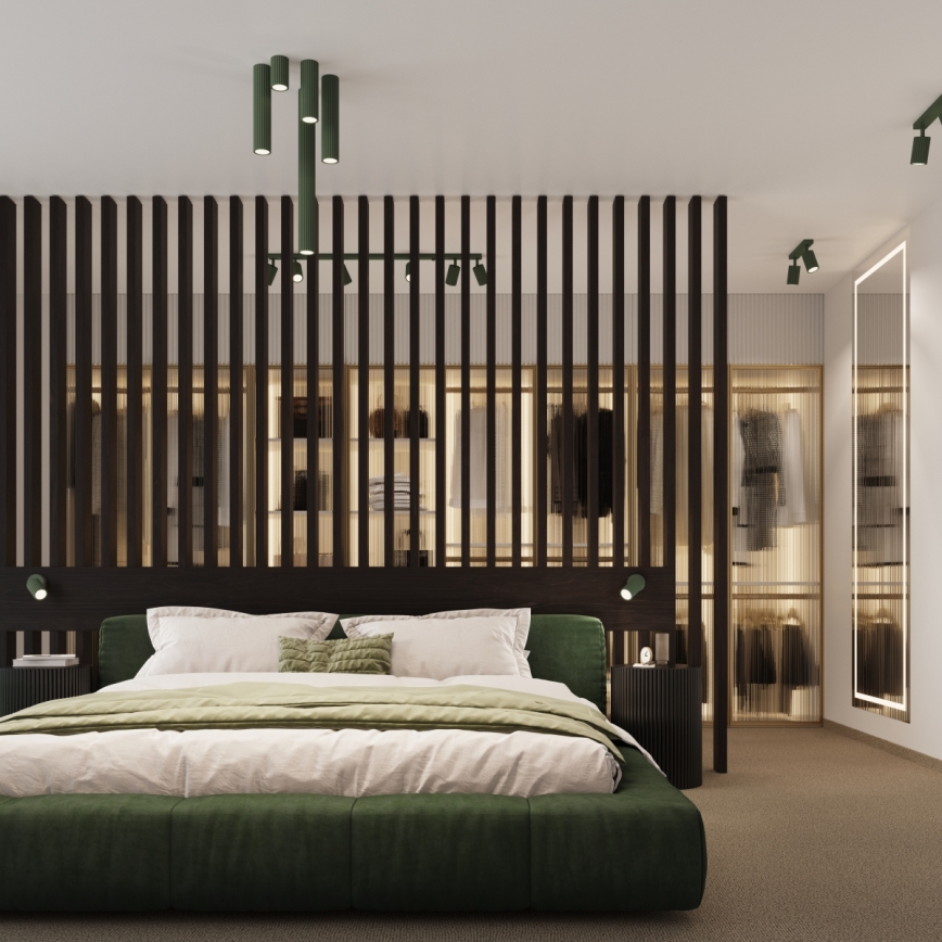 Brilagi - Spot LED CRESTO, 2x GU10/10W/230V, verde