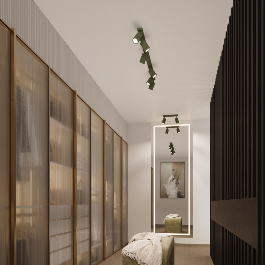 Brilagi - Spot LED CRESTO, 2x GU10/10W/230V, verde