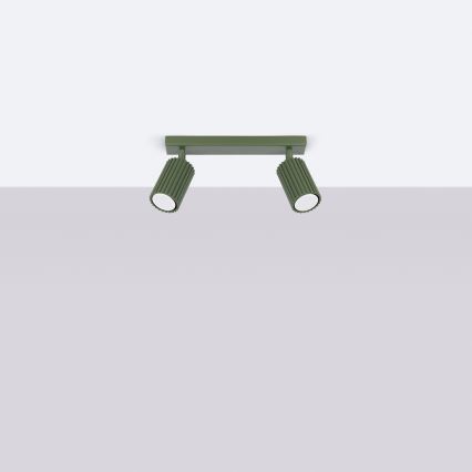 Brilagi - Spot LED CRESTO, 2x GU10/10W/230V, verde