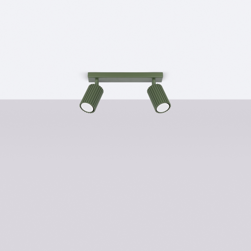 Brilagi - Spot LED CRESTO, 2x GU10/10W/230V, verde