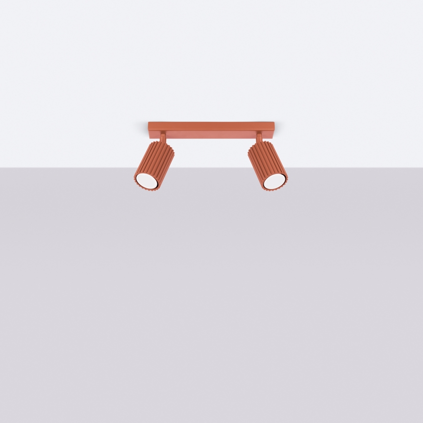 Brilagi - Spot LED CRESTO 2xGU10/10W/230V roșu