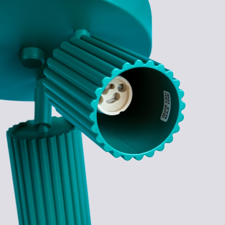 Brilagi - Spot LED CRESTO, 3 x GU10, 10 W, 230 V, turcoaz