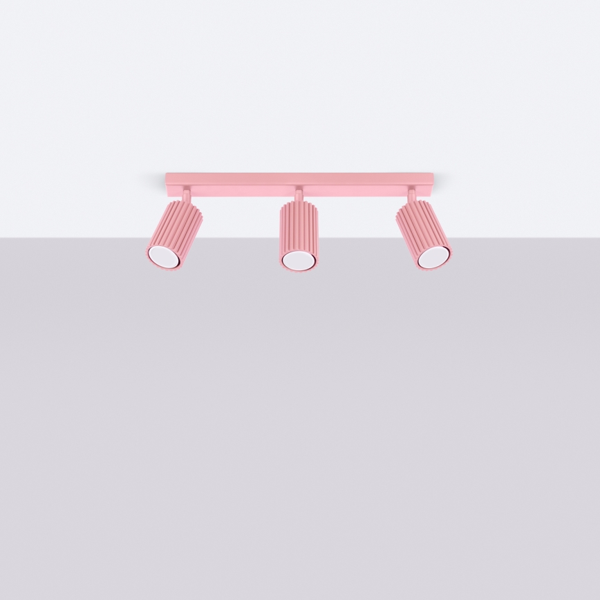 Brilagi - Spot LED CRESTO 3x GU10, 10 W, 230 V, roz