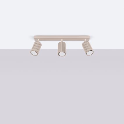 Brilagi - Spot LED CRESTO, 3x GU10, 10W, 230V, taupe