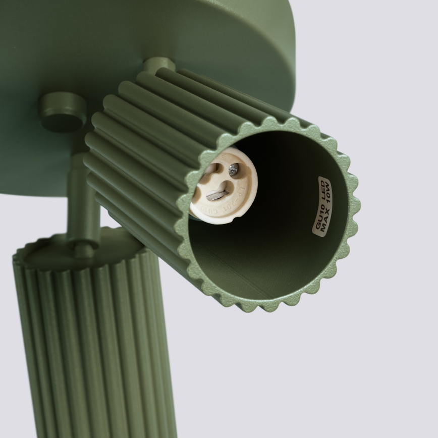 Brilagi - Spot LED CRESTO 3x GU10/10W/230V verde