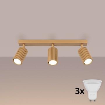 Brilagi - Spot LED CRESTO 3xGU10/10W/230V auriu