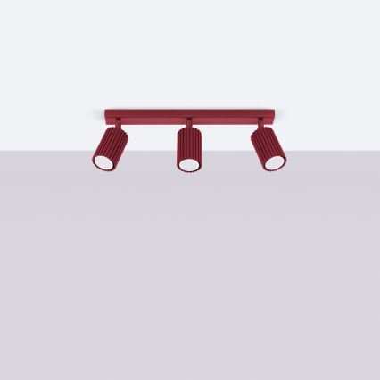 Brilagi - Spot LED CRESTO 3xGU10/10W/230V burgundiu