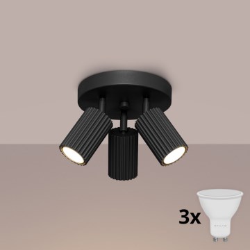 Brilagi - Spot LED CRESTO 3xGU10/10W/230V negru