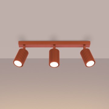 Brilagi - Spot LED CRESTO 3xGU10/10W/230V roșu