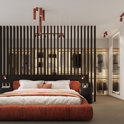 Brilagi - Spot LED CRESTO 3xGU10/10W/230V, roșu