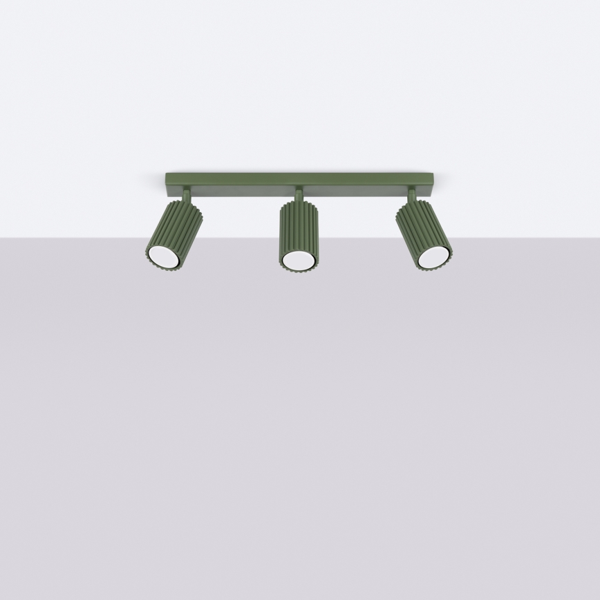 Brilagi - Spot LED CRESTO 3xGU10/10W/230V verde