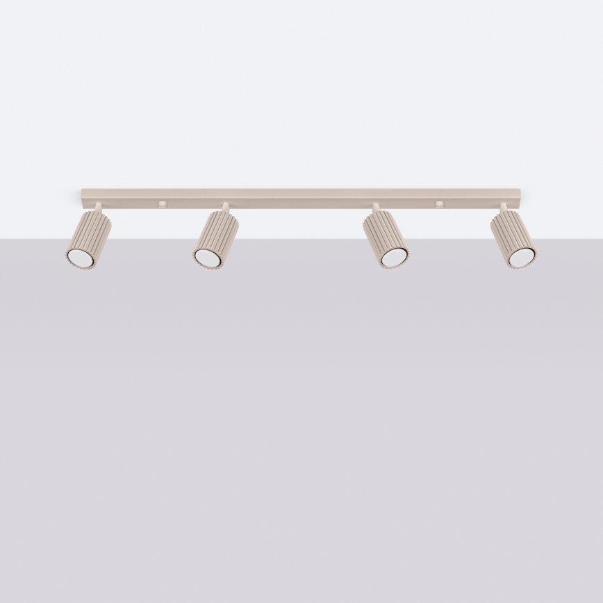 Brilagi - Spot LED CRESTO 4 x GU10, 10 W, 230 V, taupe