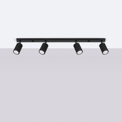 Brilagi - Spot LED CRESTO, 4x GU10, 10W, 230V, negru