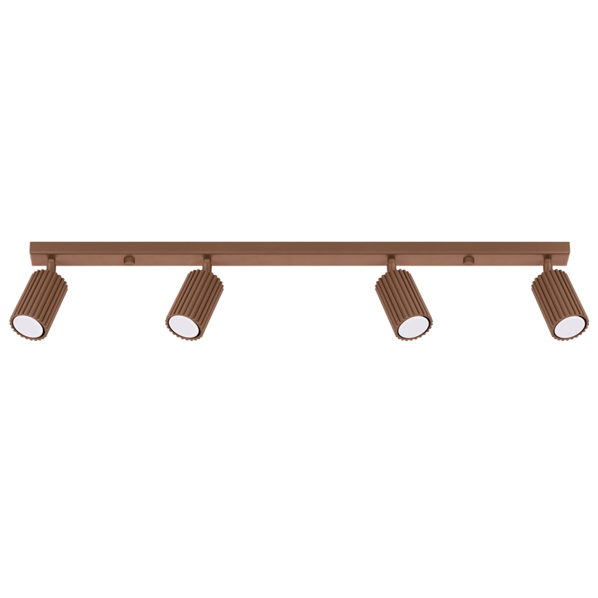 Brilagi - Spot LED CRESTO 4xGU10/10W/230V maro