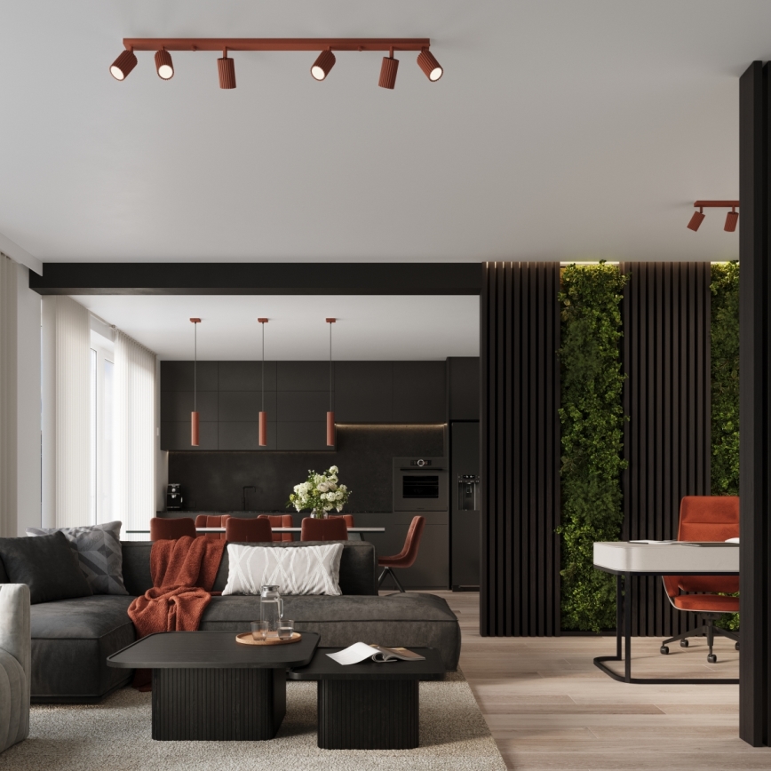 Brilagi - Spot LED CRESTO 4xGU10/10W/230V roșu