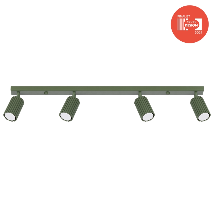 Brilagi - Spot LED CRESTO 4xGU10/10W/230V, verde