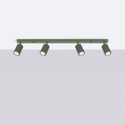 Brilagi - Spot LED CRESTO 4xGU10/10W/230V, verde