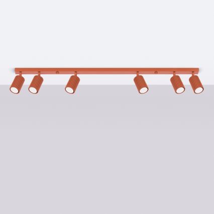 Brilagi - Spot LED CRESTO 6xGU10/10W/230V roșu