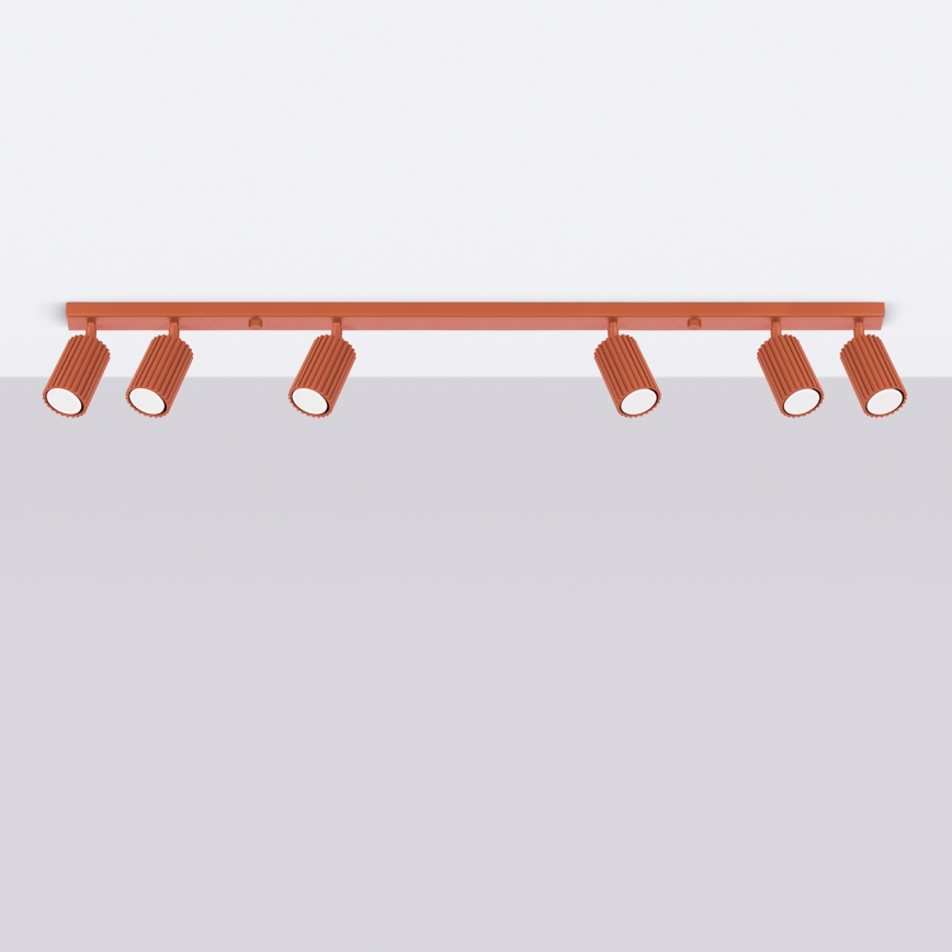 Brilagi - Spot LED CRESTO 6xGU10/10W/230V roșu