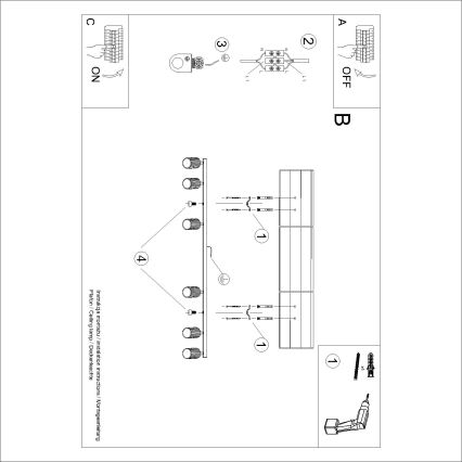 Brilagi - Spot LED CRESTO 6xGU10/10W/230V roz