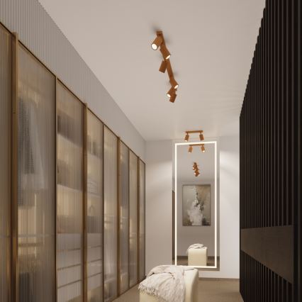 Brilagi - Spot LED CRESTO cu 1x soclu GU10, 10W/230V, 30 cm, auriu