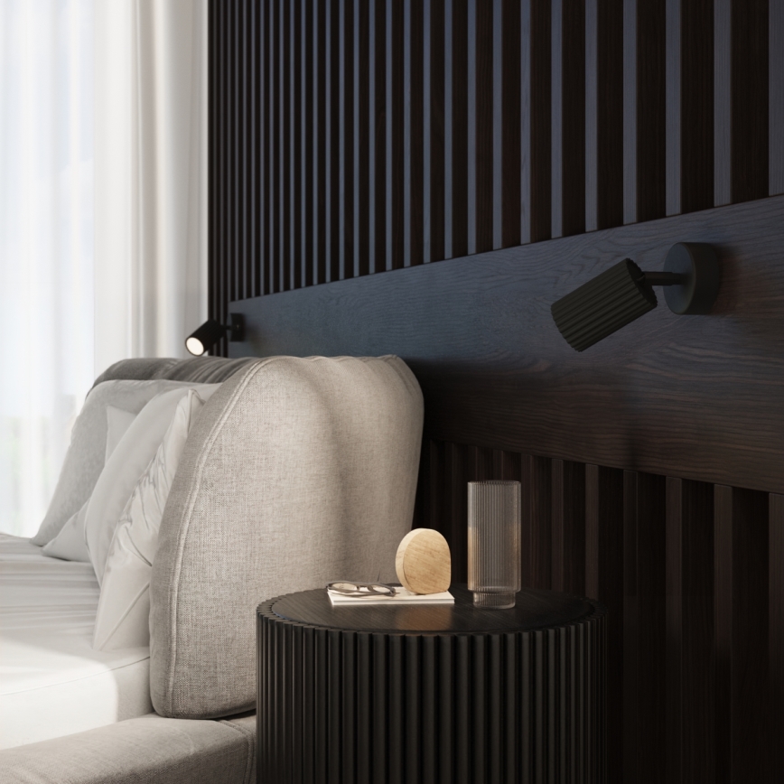 Brilagi - Spot LED de perete CRESTO 1xGU10/10W/230V, negru