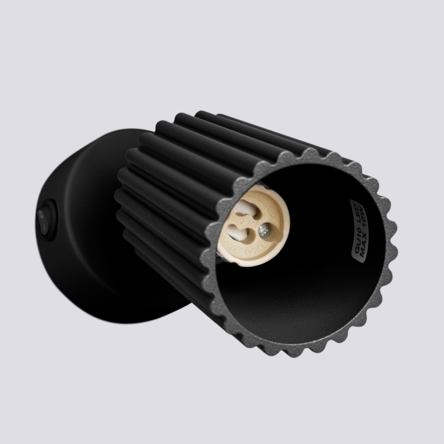 Brilagi - Spot LED de perete CRESTO 1xGU10/10W/230V, negru