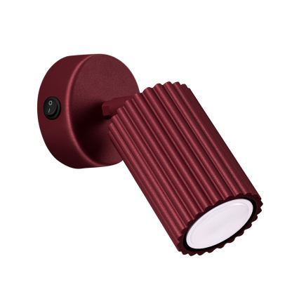 Brilagi - Spot LED de perete CRESTO 1xGU10/10W/230V vișiniu