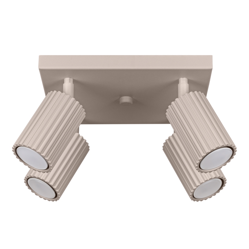 Brilagi - Spot LED de tavan CRESTO 4x GU10/10W/230V taupe