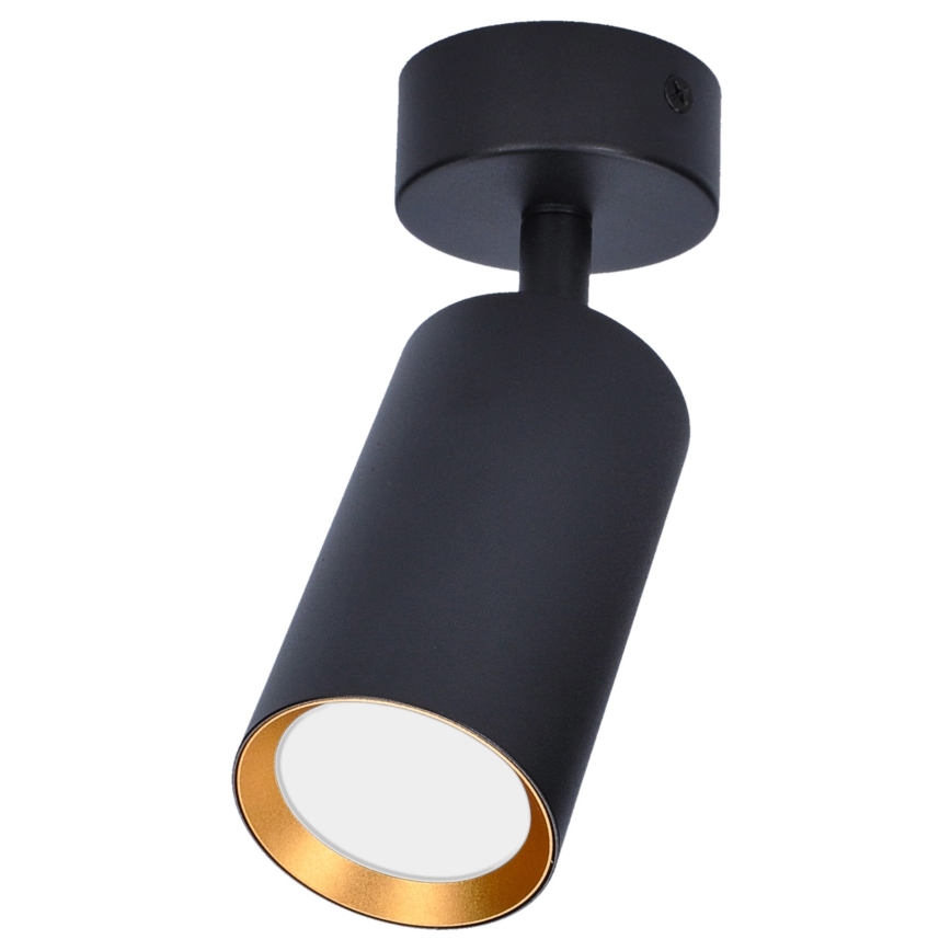 Brilagi - Spot LED RGBW dimabil SELE 1xGU10/4,8W/230V 3000K negru/auriu + telecomandă