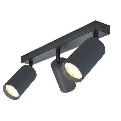 Brilagi - Spot LED RGBW reglabil SELE 3xGU10/4,8W/230V 3000K antracit + telecomandă