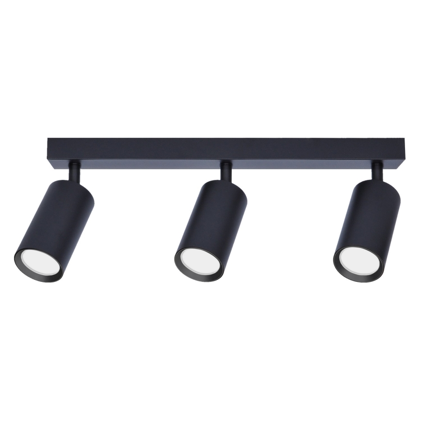 Brilagi - Spot LED RGBW dimmabil SELE, 3x GU10/4,8W/230V, 3000K, negru + telecomandă