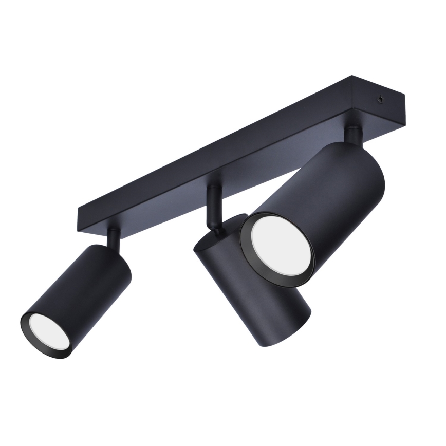 Brilagi - Spot LED RGBW dimmabil SELE, 3x GU10/4,8W/230V, 3000K, negru + telecomandă