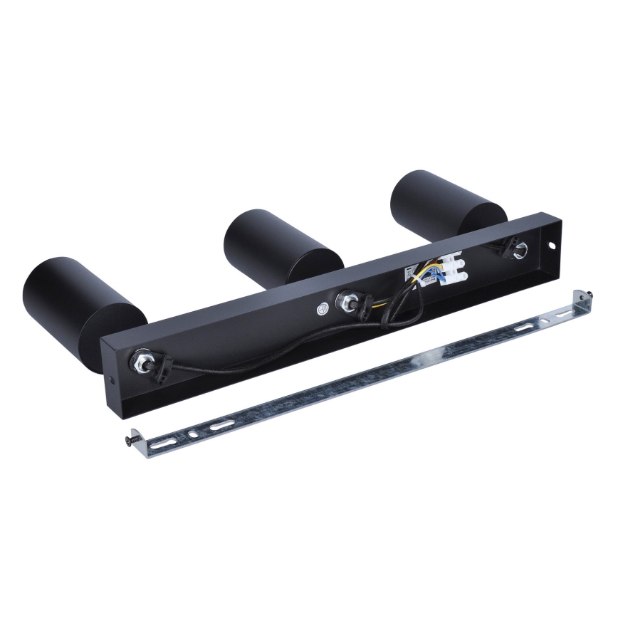 Brilagi - Spot LED RGBW reglabil SELE 3xGU10/4,8W/230V 3000K negru/auriu + telecomandă